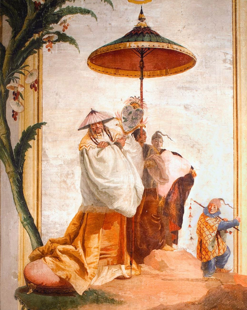 Il Mandarino - Affresco nella foresteria di Villa Valmarana Ai Nani
